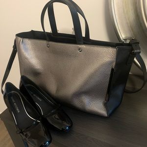 Stuart Weitzman shoes and purse (both)